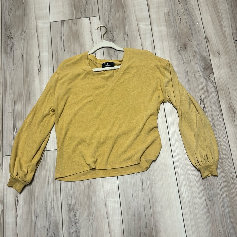 Mustard sweater